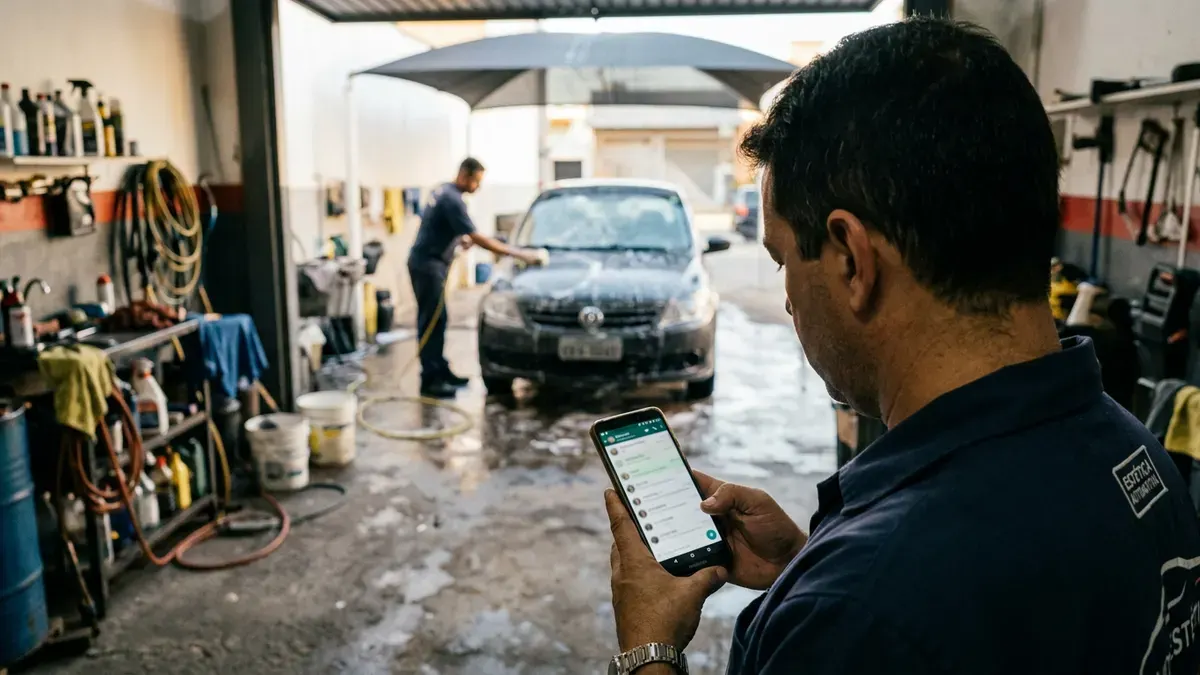 O orçamento pelo WhatsApp costuma ser o primeiro contato do cliente com a estética